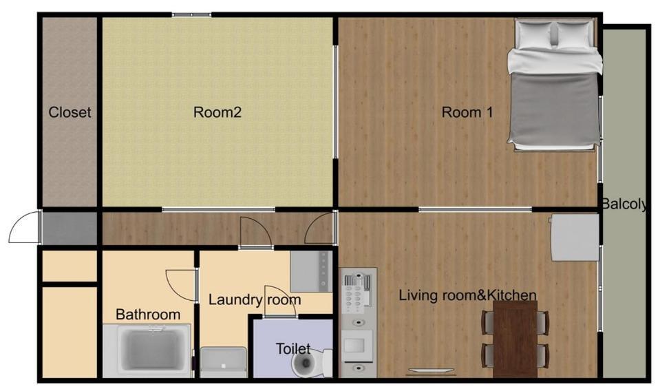 Mori Apartment Dotonbori 2Dk Osaka Ngoại thất bức ảnh